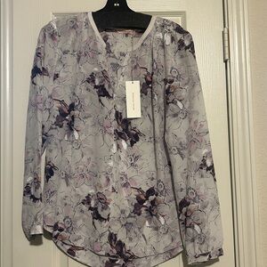 Rebecca Taylor Pastel Floral Top